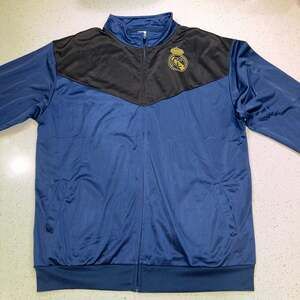 Real Madrid Icon Sports Men's Official Licensed Full Zip Track Jacket